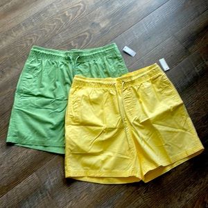 Shorts 100% cotton. Brand new! Sold together.